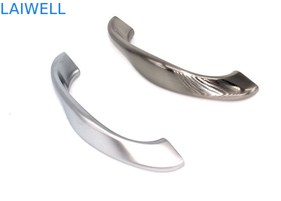 Sandblasting Zinc Alloy Cabinet Door Handles Die Casting Plated