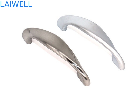 Sandblasting Zinc Alloy Cabinet Door Handles Die Casting Plated