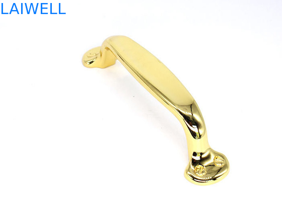 Luxury Sandblasting Double Hole Drawer Pulls Laser Engraved For Wine Cabinet