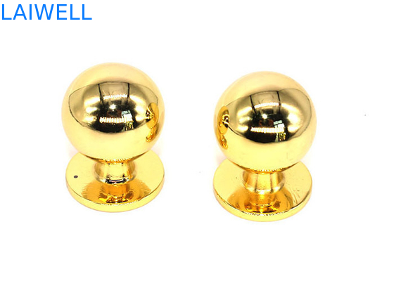Pressure Die Casting Parts Custom Plating Gold Color Zinc Alloy Closet Drawer Pulls