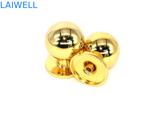 Pressure Die Casting Parts Custom Plating Gold Color Zinc Alloy Closet Drawer Pulls