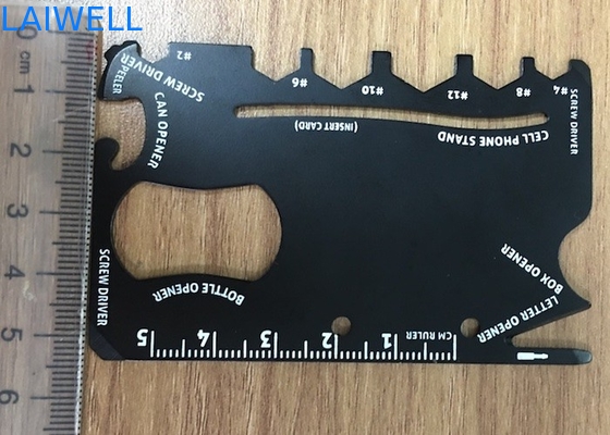 Multifunctional Metal Bottle Opener 12 In 1 Card Bottle Opener 85*52MM