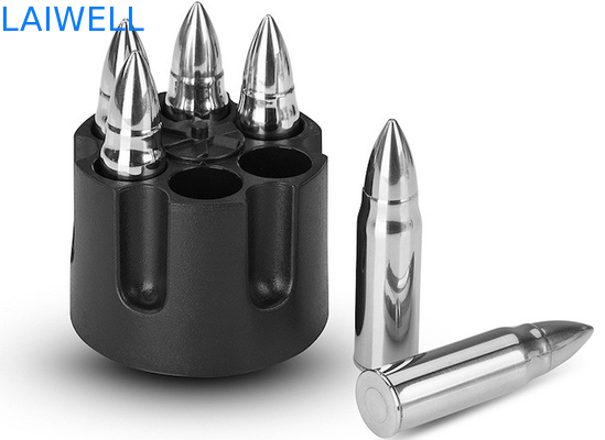 45*12MM SS304 Bullet Metal Retro Cooler Silver Mirror Polishing