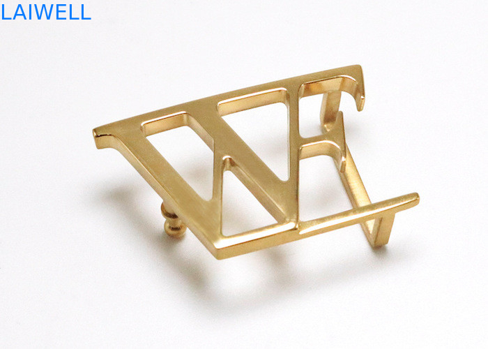 Simple Design Gold Color Stainless Steel Personalized Belt Buckles Metal Waistband Attachment