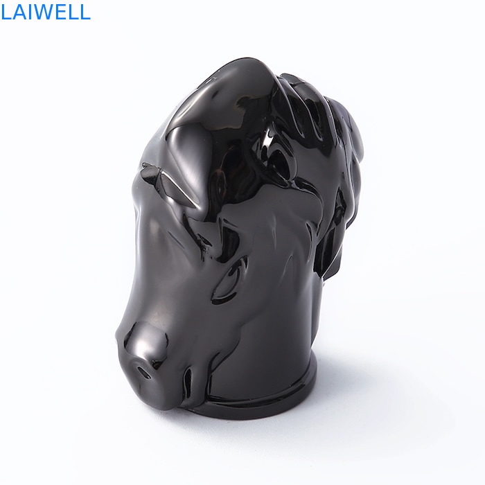 Polishing Black Plating Creative Design Die Casting Zinc Alloy Perfume Jar Lids Custom Branding In Mould For Sophisticated Packaging Solutions