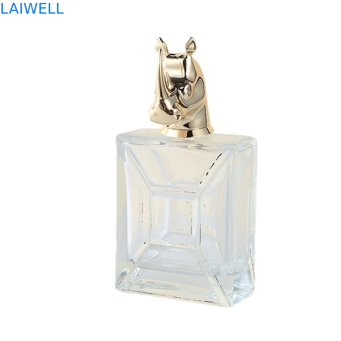 Customizable Animal Design Gold Color Plating Zinc Alloy Die Casting Perfume Bottle Caps Fits Most Perfume Bottles