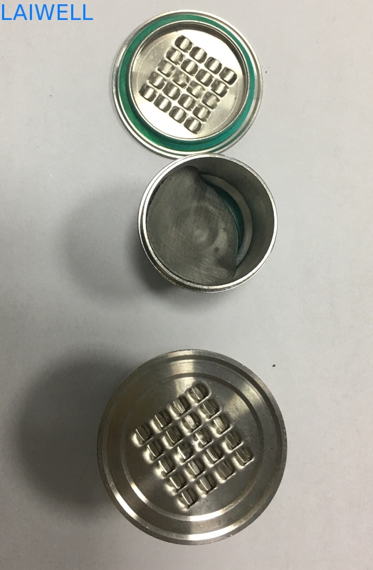 CNC Lathe Machining SS304 Reusable Coffee Capsule / Coffee Filter Cup