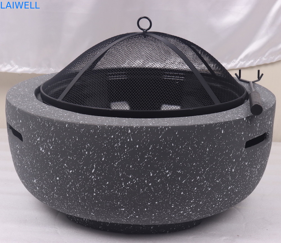 MGO Stone Design 59.5*34.5cm Steel Barbecue Grill Portable Bbq Pit
