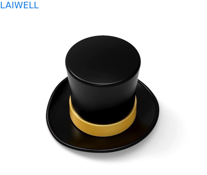 Eco-Friendly Zinc Alloy Perfume Bottle Caps In Classical Gentleman Cap Design For Customized Branding