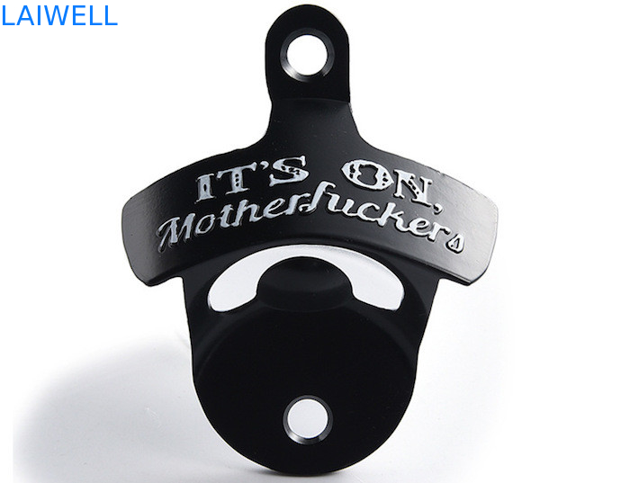 Creative Design Style Metal Die Casting Zinc Alloy Wall Mounted Bottle Opener for Party Game Gift