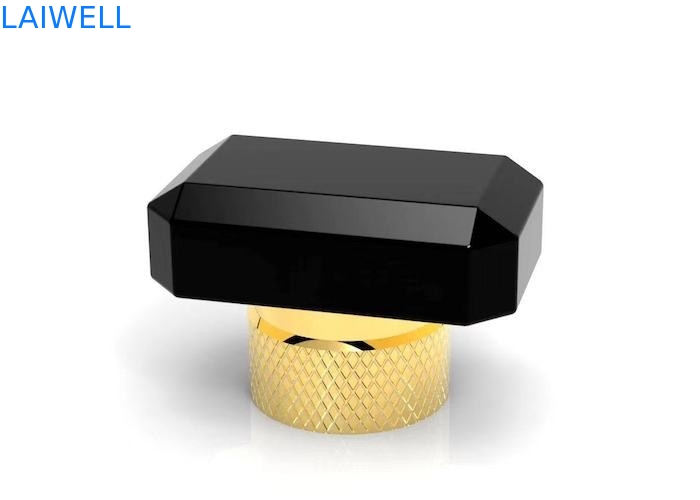 Luxury Die Casting Process Zinc Alloy Perfume Bottle Caps Gold Color