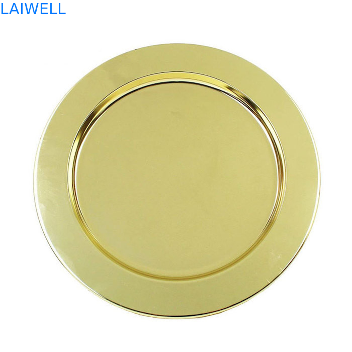 Nordic Style Metal Houseware 430 Stainless Steel Dessert Cheese Tray 32.5*0.7CM