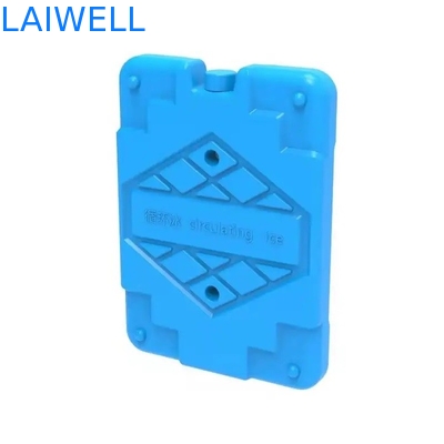 Blue HDPE Brick Bottle Ice Freezer Block Custom Weight High Moisture Resistance Plastic Can