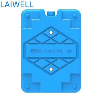 Blue HDPE Brick Bottle Ice Freezer Block Custom Weight High Moisture Resistance Plastic Can