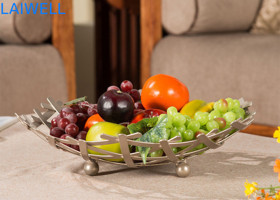 Customized Metal Houseware 35*9CM Bronze Baking Creative Iron Art Fruit Tray