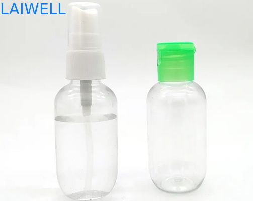 60MM Blue PET Spray Bottle Custom High Durable Leakproof Plastic Jar